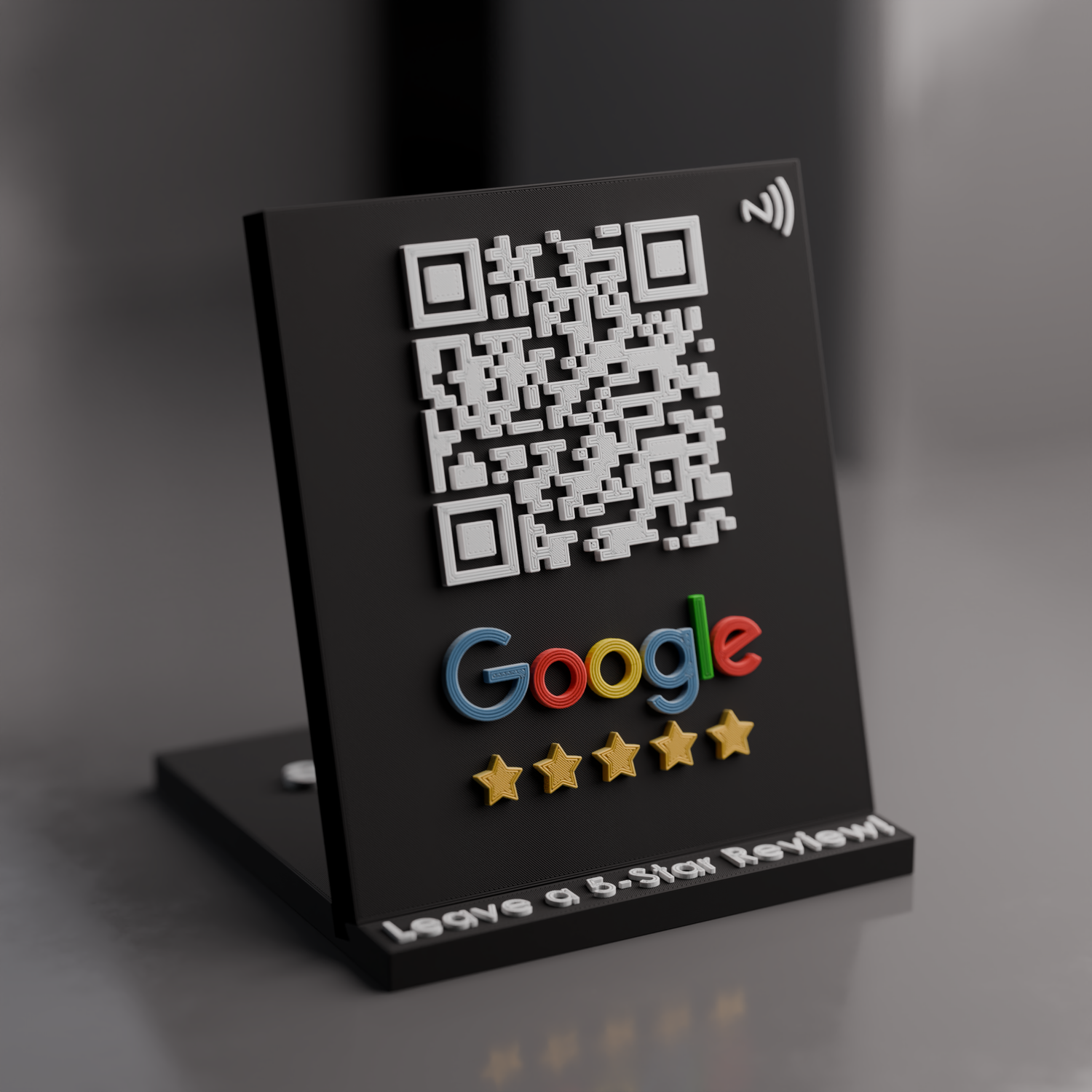 Our classic google review stand, use it and gain more 5 star reviews instantly