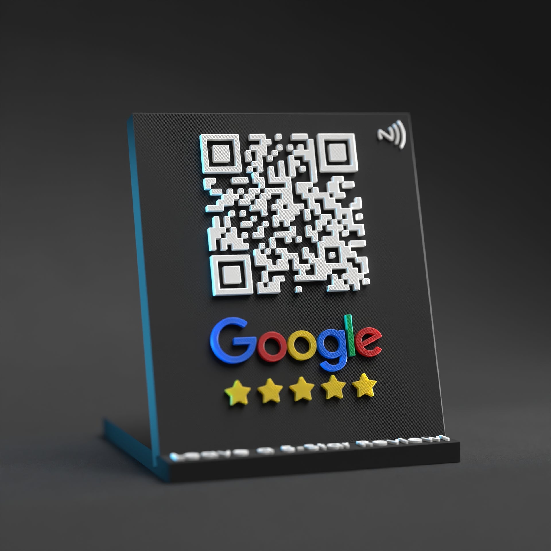 Google Review Qr Stands w/ NFC Chip - Custom Qr Stands