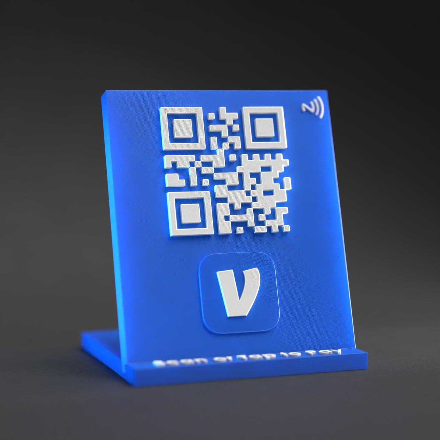 Payment Method Qr Stand with NFC Chip - Custom Qr Stands