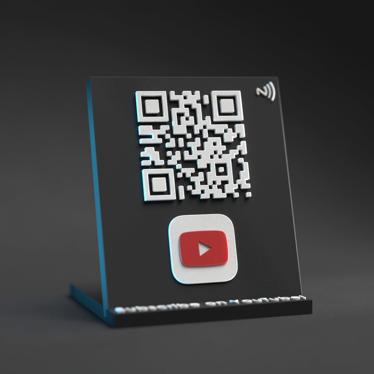 Social Media Qr Code Stands with NFC Chip - Custom Qr Stands