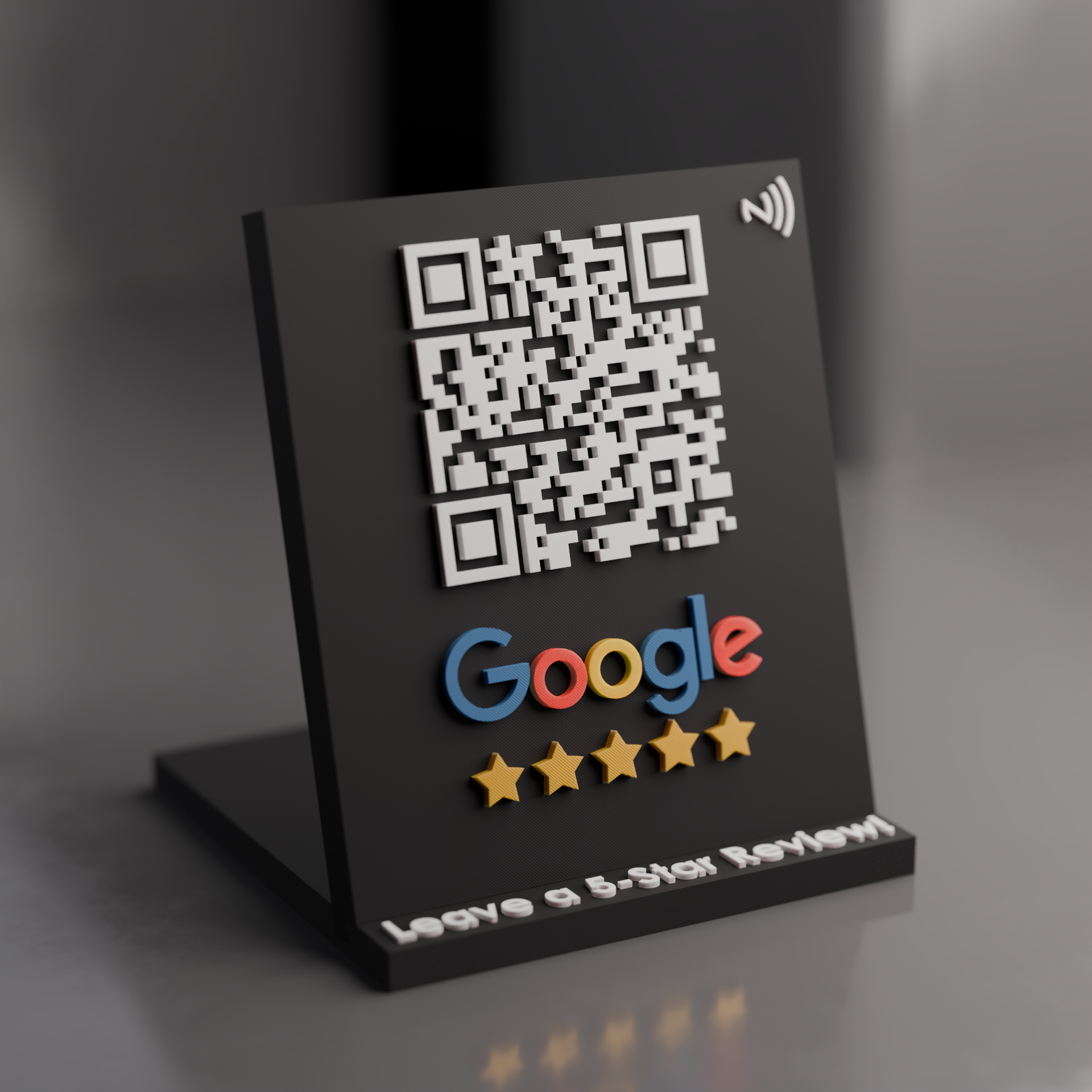 Gain more google reviews with our google review qr code stand
