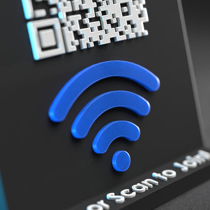 Wifi Connect Qr Stand with NFC Chip - Custom Qr Stands