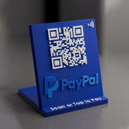 Payment Method Qr Stand with NFC Chip - Custom Qr Stands